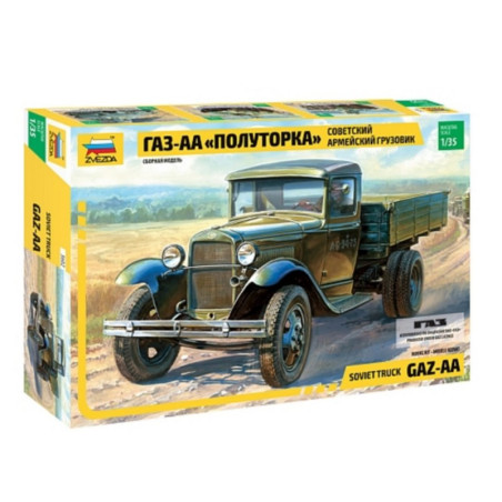 ZVEZDA 1/35 GAZ-AA SOVIET TRUCK WWII     (3602)