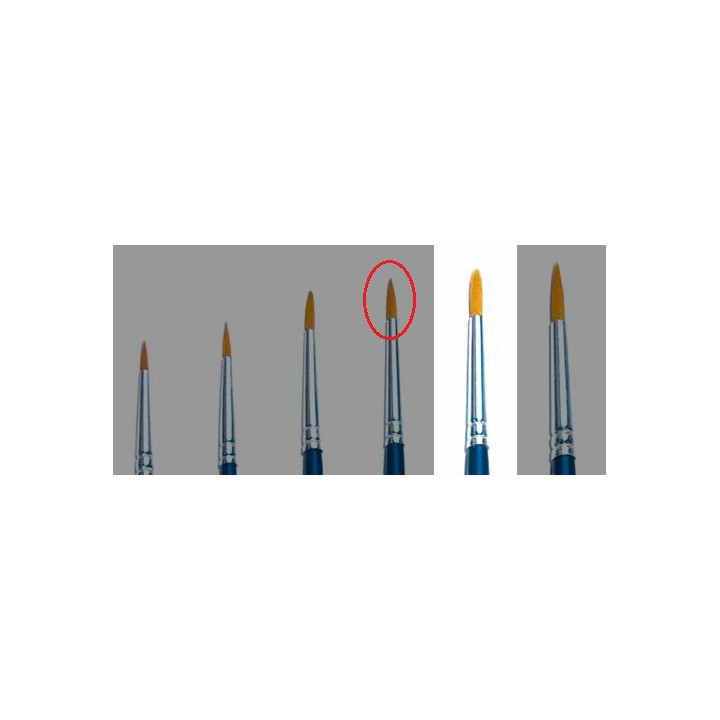 ITALERI SYNTHETIC ROUND BRUSH 1 (51204)