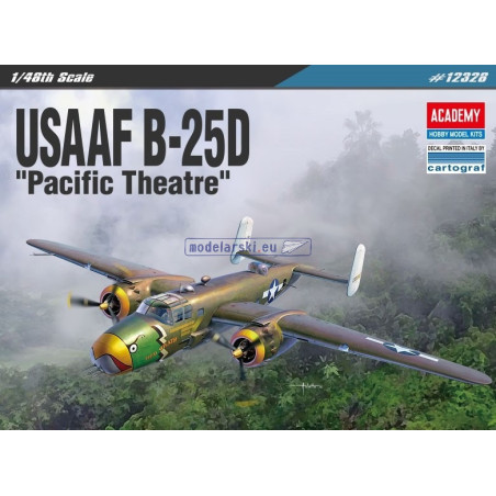 ACADEMY 1/48 USSAF B-25D "Pacific        Theatre" (12328)