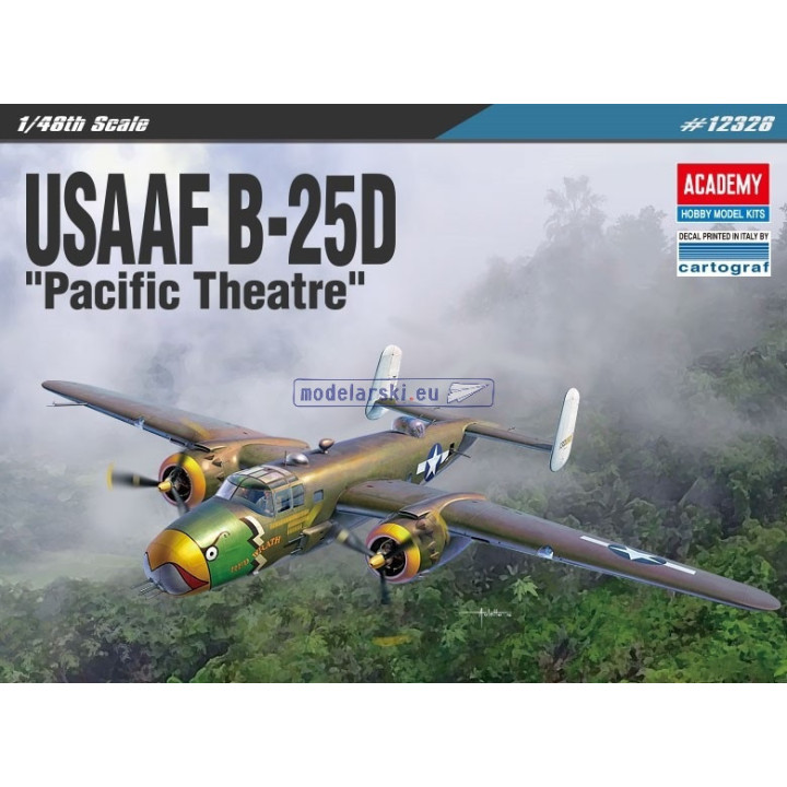ACADEMY 1/48 USSAF B-25D PACIFIC THEATRE (12328)