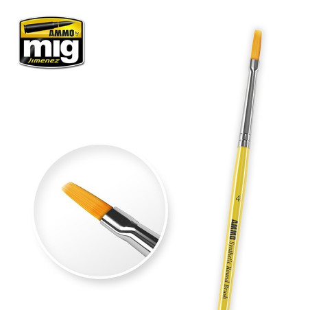 AMMO MIG 8620 SYNTETIC FLAT BRUSH 4