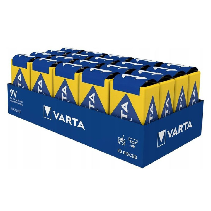 VARTA BATERIA 6LR61 / 9V INDUSTRIAL PRO