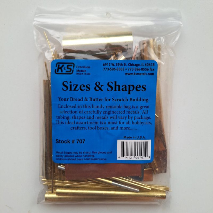 K&S ZESTAW RUREK - aluminiowe, mosiężne, miedziane (54707)