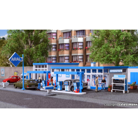 KIBRI 38541 H0 FUEL STATION ARAL