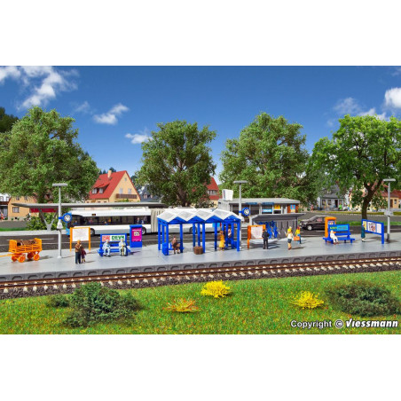 KIBRI 38108 H0 STATION ACCESSORIES