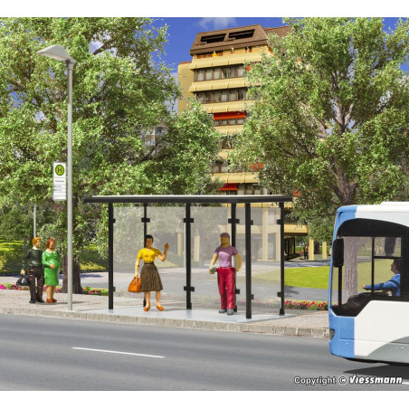 KIBRI 38179 H0 BUS SHELTER