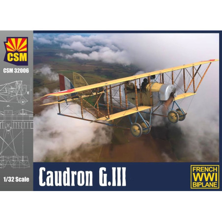 COPPER STATE MODELS 32006 - 1/32          CAUDRON G.III FRENCH WWI BIPLANE