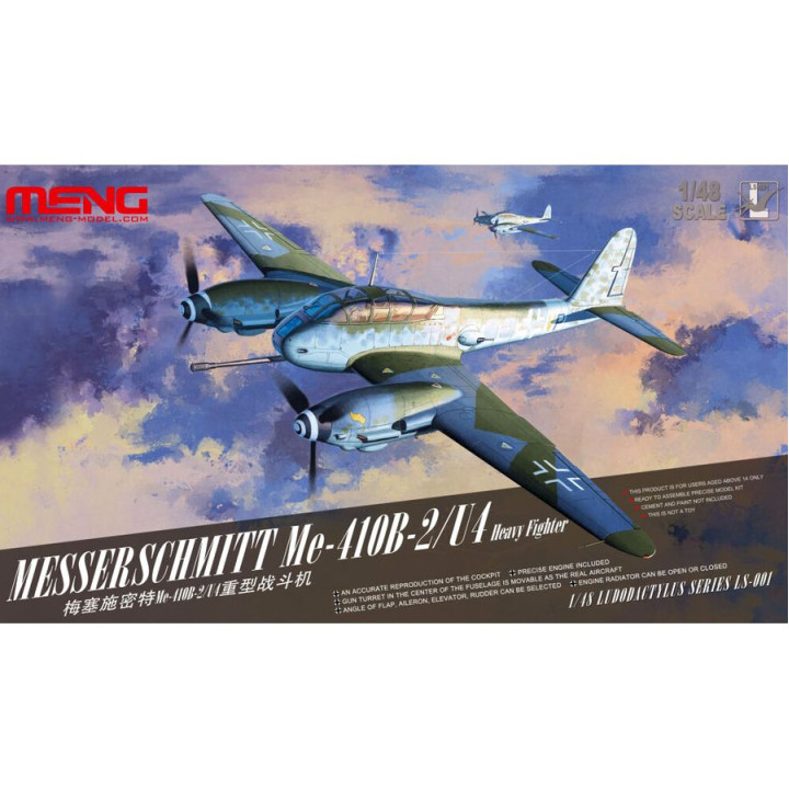 MENG 1/48 MESSERSCHMITT ME410B-2/U4      HEAVY FIGHTER (LS001)