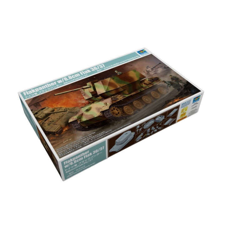 TRUMPETER 1/35 FLAKPANTHER WITH 8.8 cm FLAK 36/37 (09531)