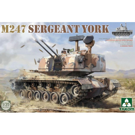 TAKOM 1/35 M247 SERŽANT YORK (TAK2160)