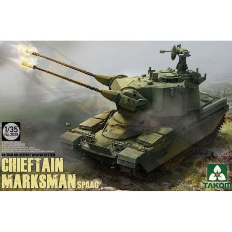 TAKOM 1/35 CHIEFTAIN MARKSMAN SPAAG BRITSKÝ ZBRAŇOVÝ SYSTÉM PROTIVZDUŠNÉ OBRANY (TAK2039)