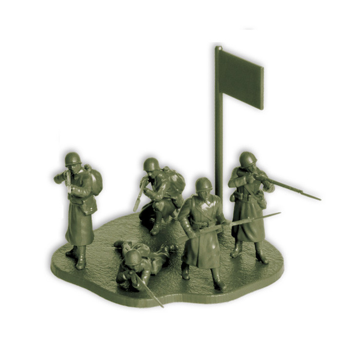 ZVEZDA 1/72 SOVIET INFANTRY IN WINTER    UNIFORM (6197)