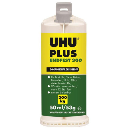 UHU KLEJ EPOKSYDOWY PLUS ENDFEST 300     (45735) cartridge 50ml