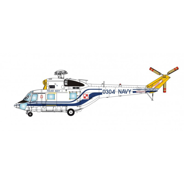 ANSWER 1/48 PZL W-3T SOKÓŁ POLSKÉ NÁMOŘNICTVO TRANSPORTNÍ VRTULNÍK (48004)