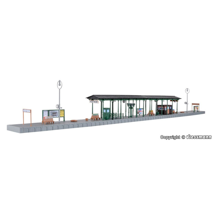 KIBRI 39566 H0 HOFHEIM PLATFORM WITH SHELTER