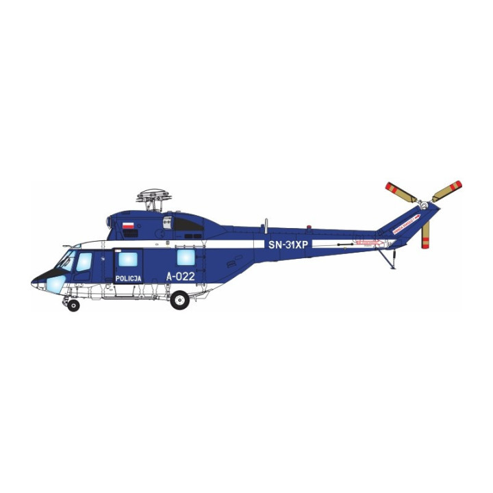ANSWER 1/48 PZL W-3 SOKÓŁ POLICE         HELICOPTER (48001)