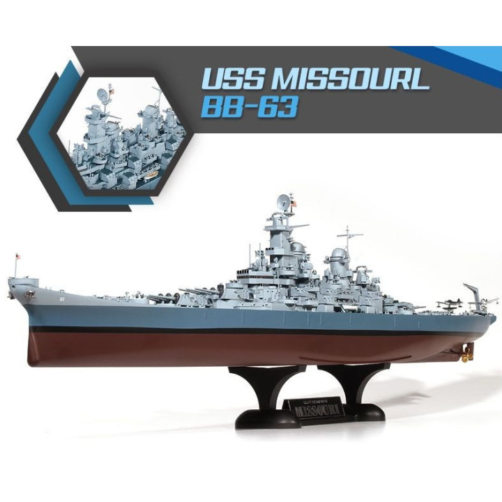 ACADEMY 1/400 USS MISSOURI [BB-63] (14401)
