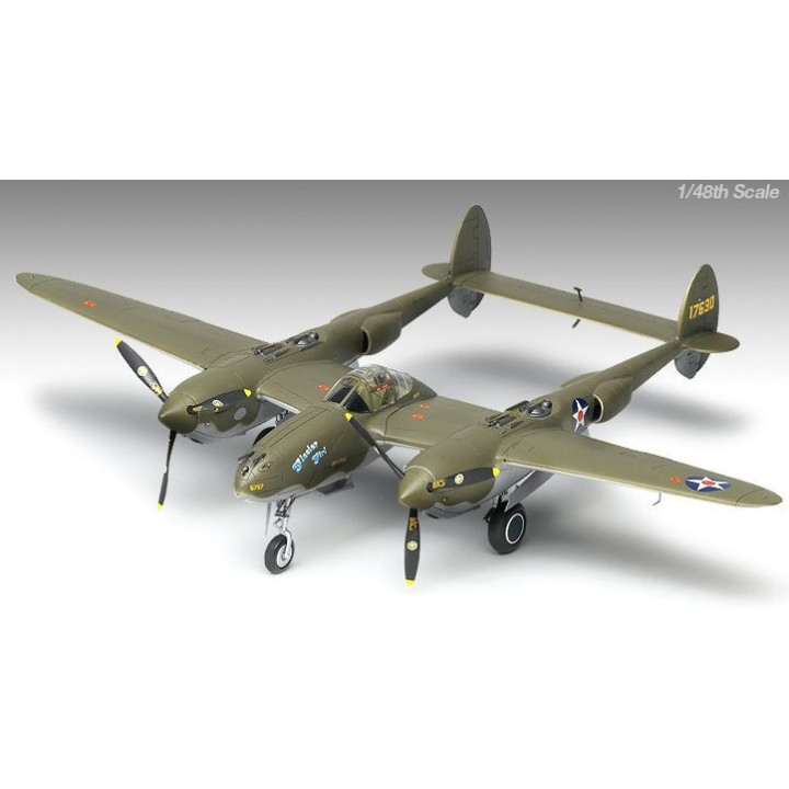 ACADEMY 1/48 P-38F LIGHTING "GLACIER     GIRL" (12208)