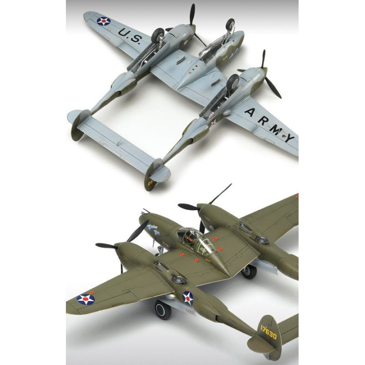 ACADEMY 1/48 P-38F LIGHTING "GLACIER     GIRL" (12208)