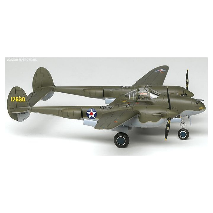 ACADEMY 1/48 P-38F LIGHTNING "GLACIER GIRL" (12208)