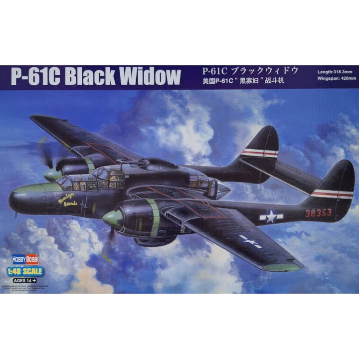 ACADEMY 1/48 NORTHROP P-61C BLACK WIDOW (81732)