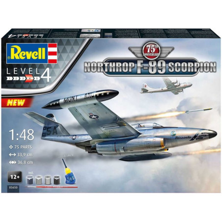 REVELL 1/48 NORTHROP F-89 SCORPION 75th Anniversary SET (05650)