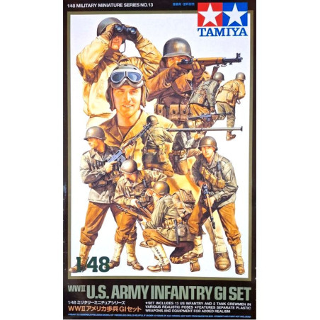 TAMIYA 1/48 U.S. INFANTRY GI SET (32513)