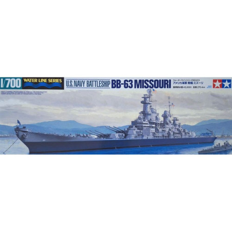 TAMIYA 1/700 U.S. NAVY BATTLESHIP BB-63  MISSOURI (31613)