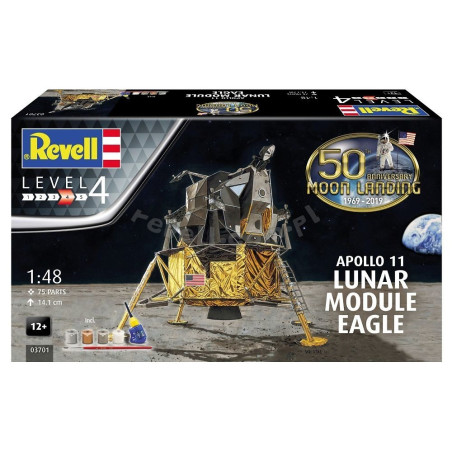 REVELL 1/48 APOLLO 11 LUNAR MODULE EAGLE 03701
