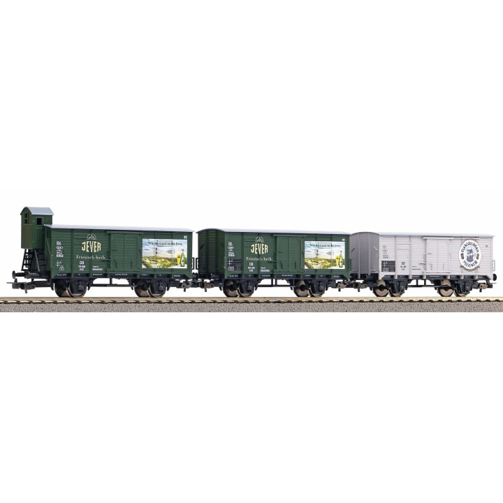 PIKO 58398 WAGON TOWAROWY Bierwg.        N-Deutschland DB ep.III ( 3 sztuki )