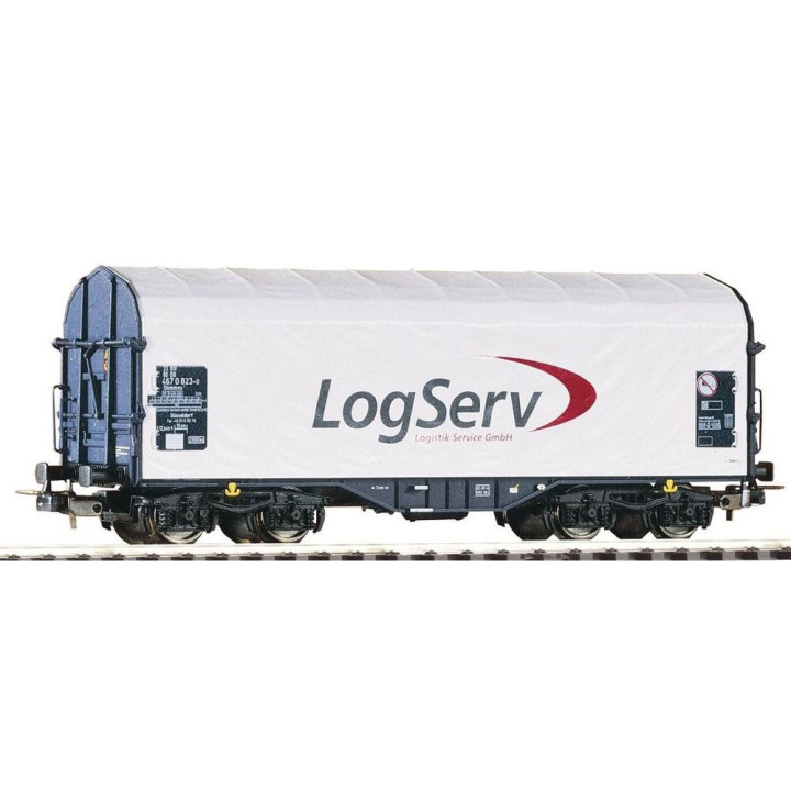 PIKO 54393-4 WAGON TOWAROWY LogSerw DB   ep.IV/V