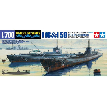 TAMIYA 1/700 I-16 & I-58 JAPONSKÁ NÁMOŘNÍ PONORKA (31453)