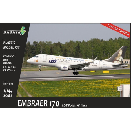 KARAYA 1/144 EMBRAER 170 LOT Polské Arlines (144-24)