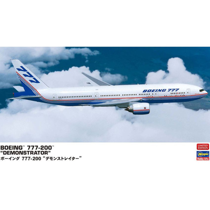 HASEGAWA 1/200 BOEING 777-200 "DEMONSTRÁTOR" (10857)