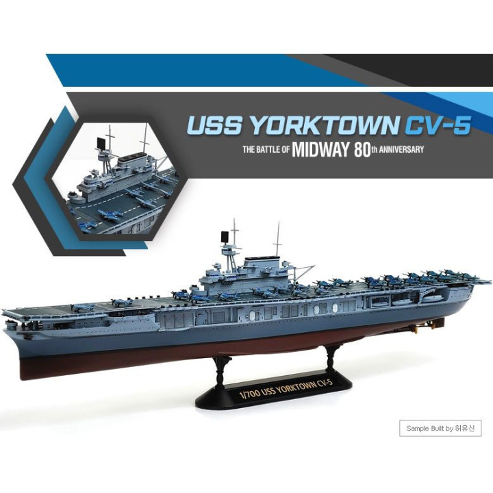 ACADEMY 1/700 USS YORKTOWN CV-5 (14229)  Beatle of Midway