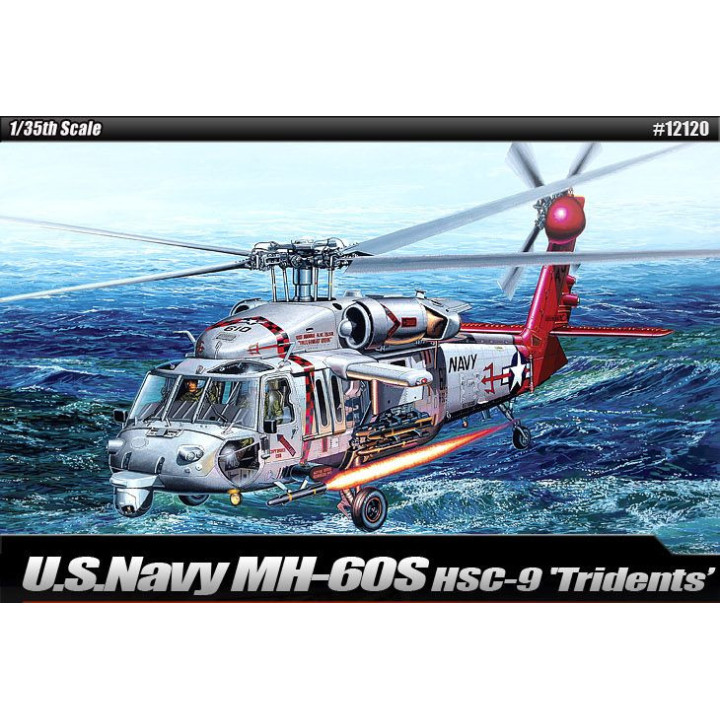 ACADEMY 1/35 USN MH-60S HSC-9 TRIDENTS   (12120)