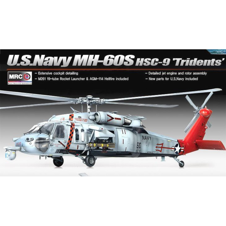 ACADEMY 1/35 MH-60S HSC-9                "TRIDENTS"(12120)