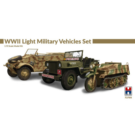 HOBBY 2000 1/72 WWII LEHKÁ VOJENSKÁ TECHNIKA (72705)