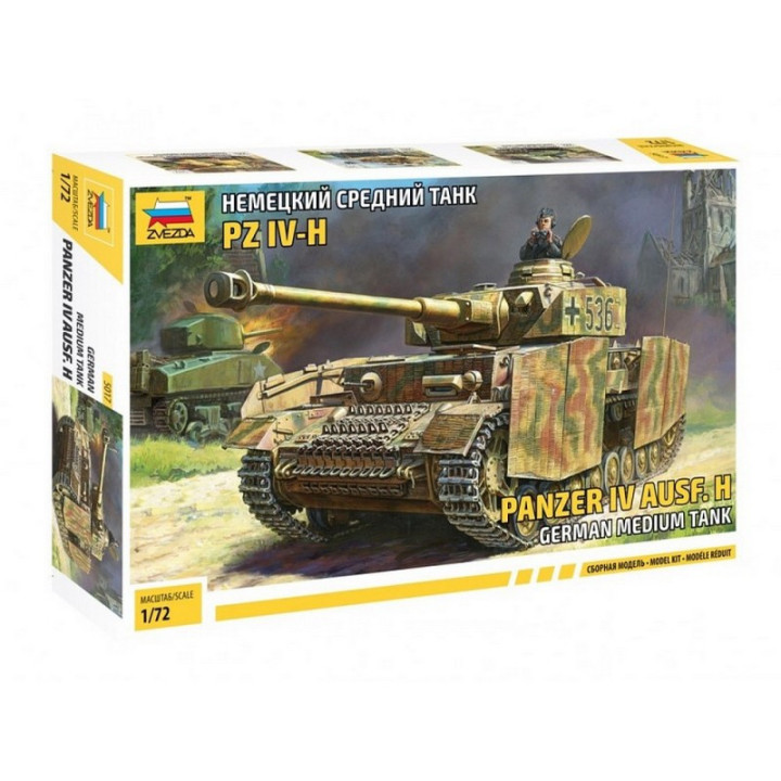 ZVEZDA 1/72 PANZER IV AUSF.H (5017 )