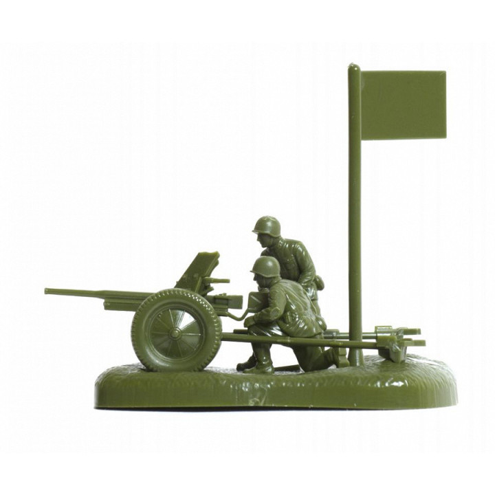 ZVEZDA 1/72 SOVIET 45 mm ANTI-TANK GUN   (6112) WITH CREW