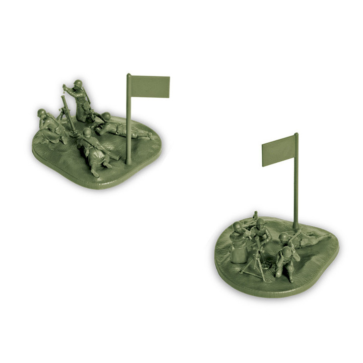 ZVEZDA 1/72 SOVIET 82MM MORTAR W/CREW (6208)