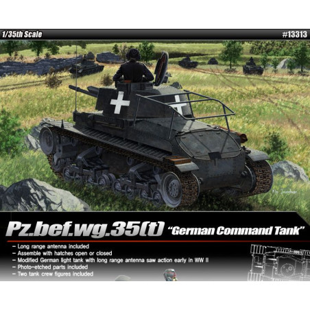 ACADEMY 1/35 Pz.bef.wg 35(t) GERMAN COMMAND TANK (13313)