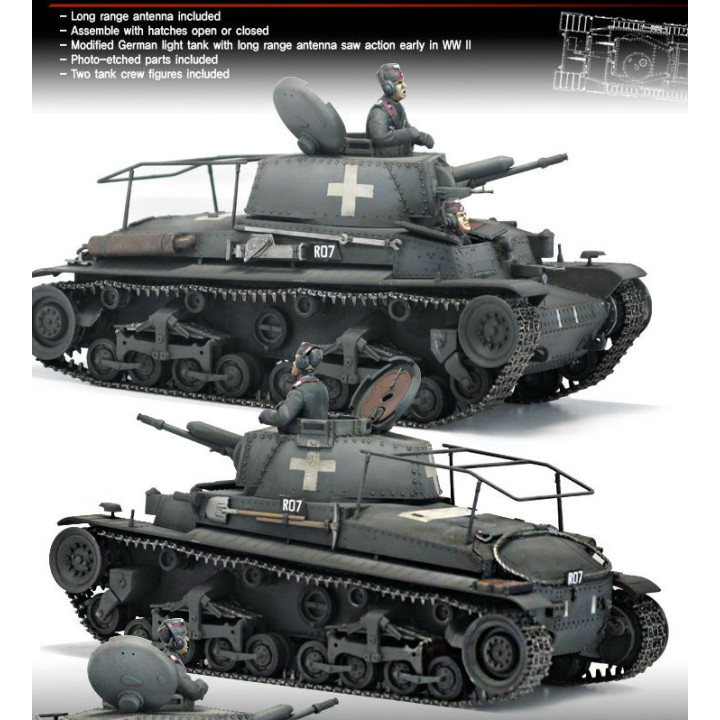 ACADEMY 1/35 Pz.bef.wg 35(t) GERMAN COMMAND TANK (13313)
