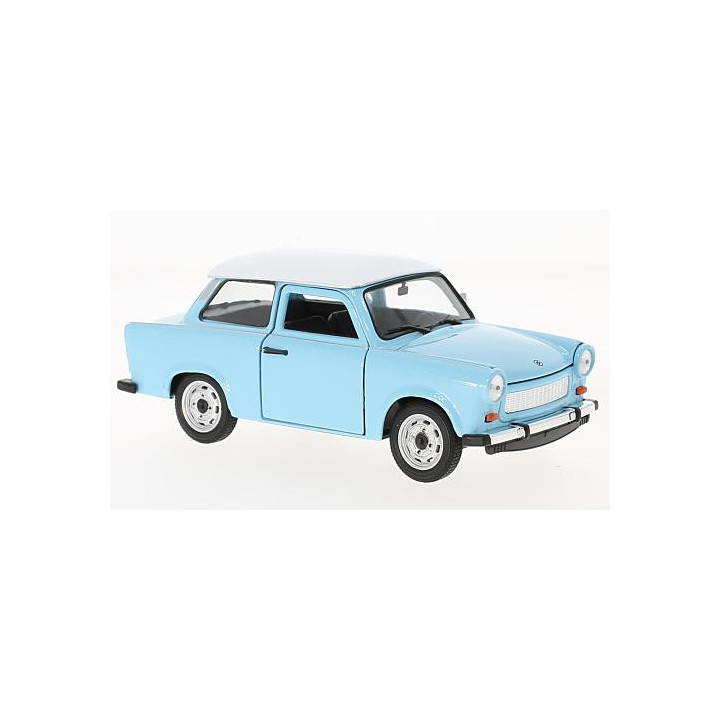 WELLY 1/24 TRABANT 601 jasny niebieski   / biały
