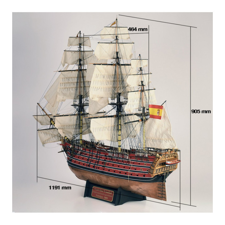 ARTESANIA LATINA 22901 Santisima Trinidad Trafalgar Ed. 1805 ( + příslušenství)