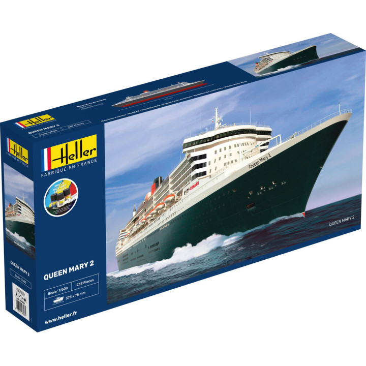 HELLER 1/600 QUEEN MARY 2 (56626) Startovací sada