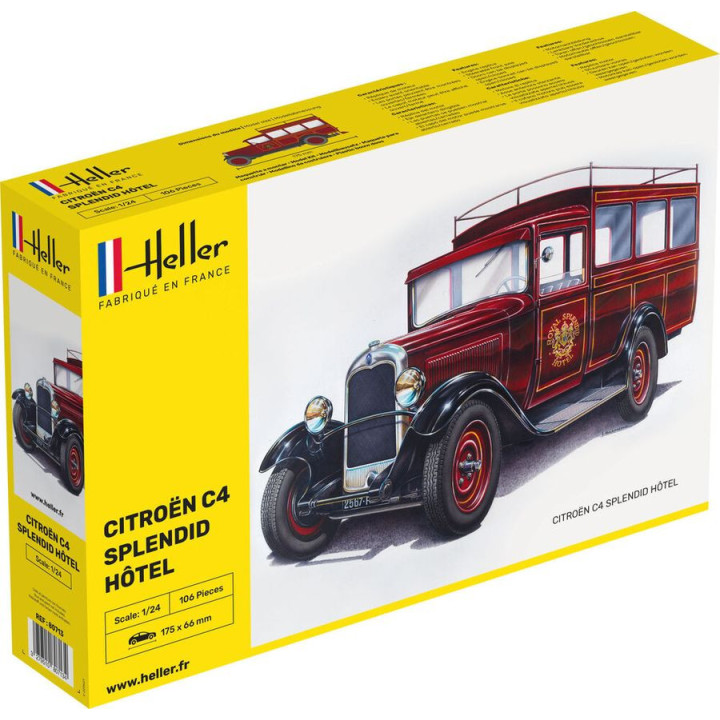 HELLER 1/24 CITROEN C4 SPLENDIT HOTEL    (80713)