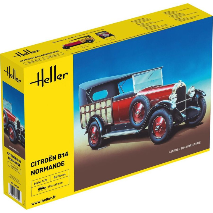 HELLER 1/24 CITROEN B14 NORMANDE (80729)