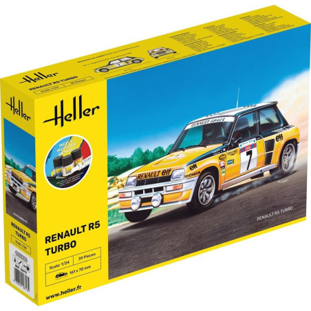 HELLER 1/24 RENAULT R5 TURBO (56717)     Start Set