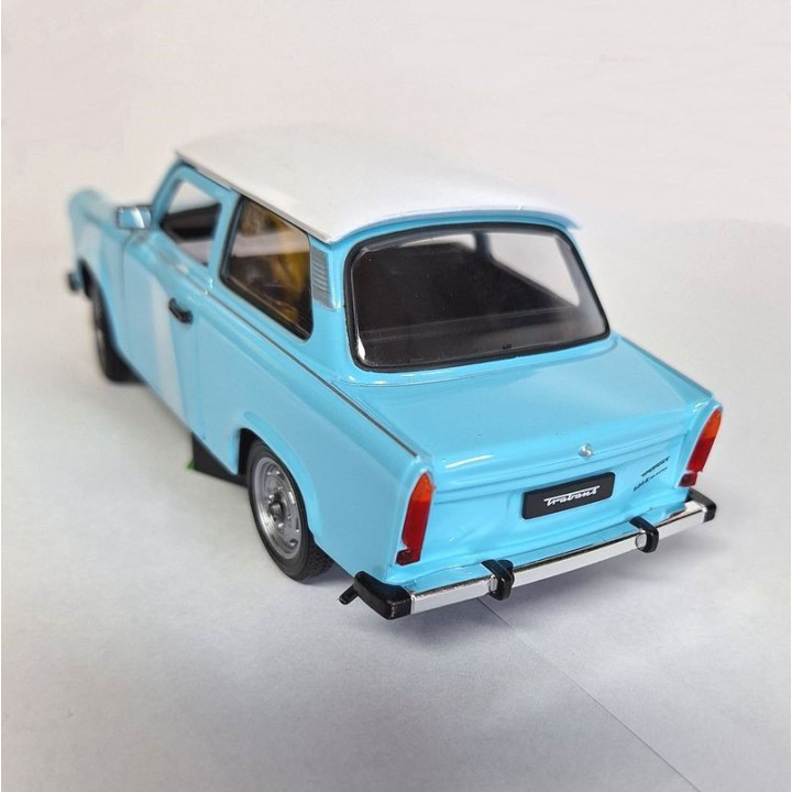 WELLY 1/24 TRABANT 601 jasny niebieski   / biały